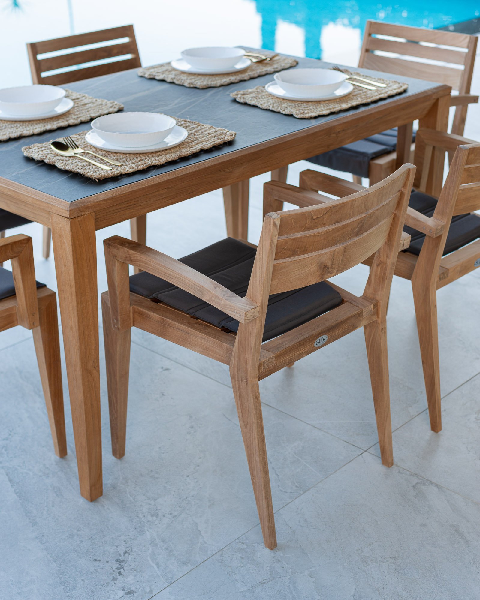 ASTRA  DINING TABLE  & CHARL ARM CHAIR Thumbnail